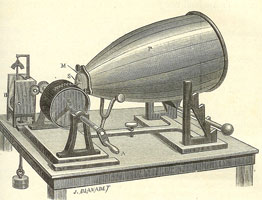 Gravure du phonautographe de Scott de Martinville Gravure du phonautographe de Scott de Martinville