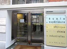 Vue de l'entrée de l'ESPCI ParisTech Crédits : ESPCI ParisTech